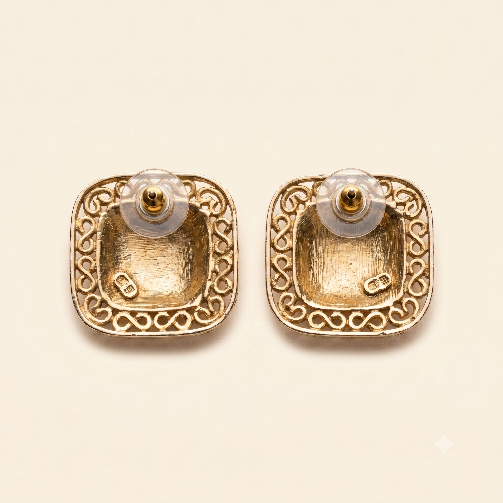 Lilya Earrings - Gold Filigree Statement Earrings